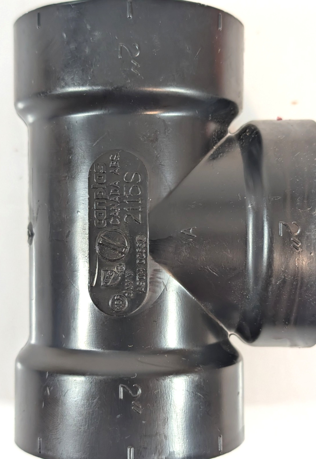 2″ IN. ABS FLUSH CLEANOUT Canplas Canada 2115S