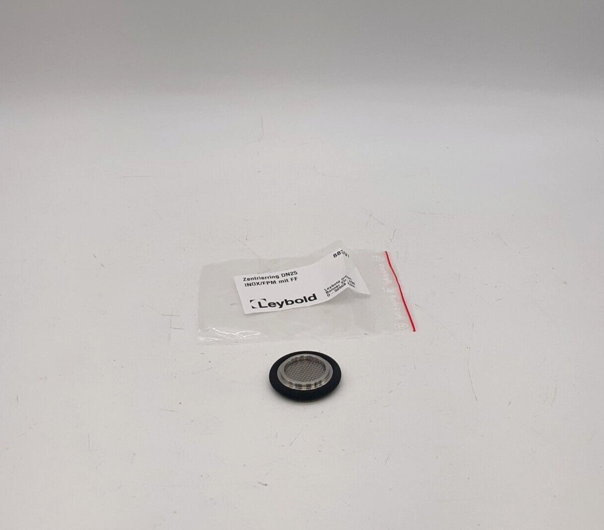 Leybold 88397 Centering Ring with Fine Filter (INOX/FPM mit FF)