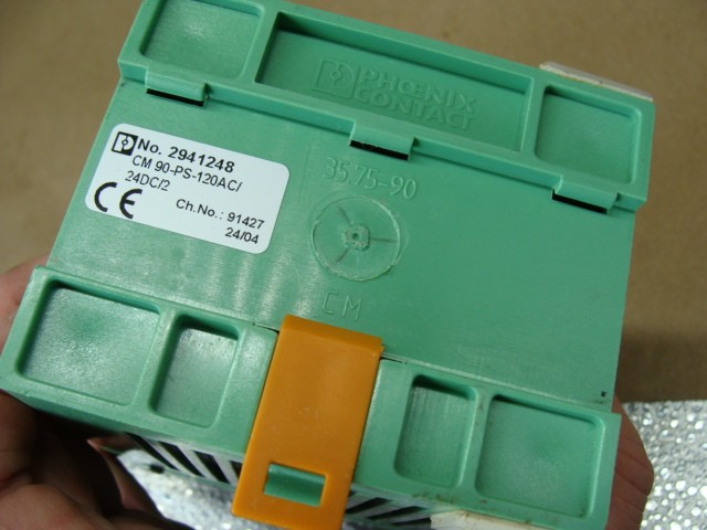 LOT OF 2 PHOENIX CONTACT POWER SUPPLIES 2939027 CM90-PS-120VA/24DC/2 2941248