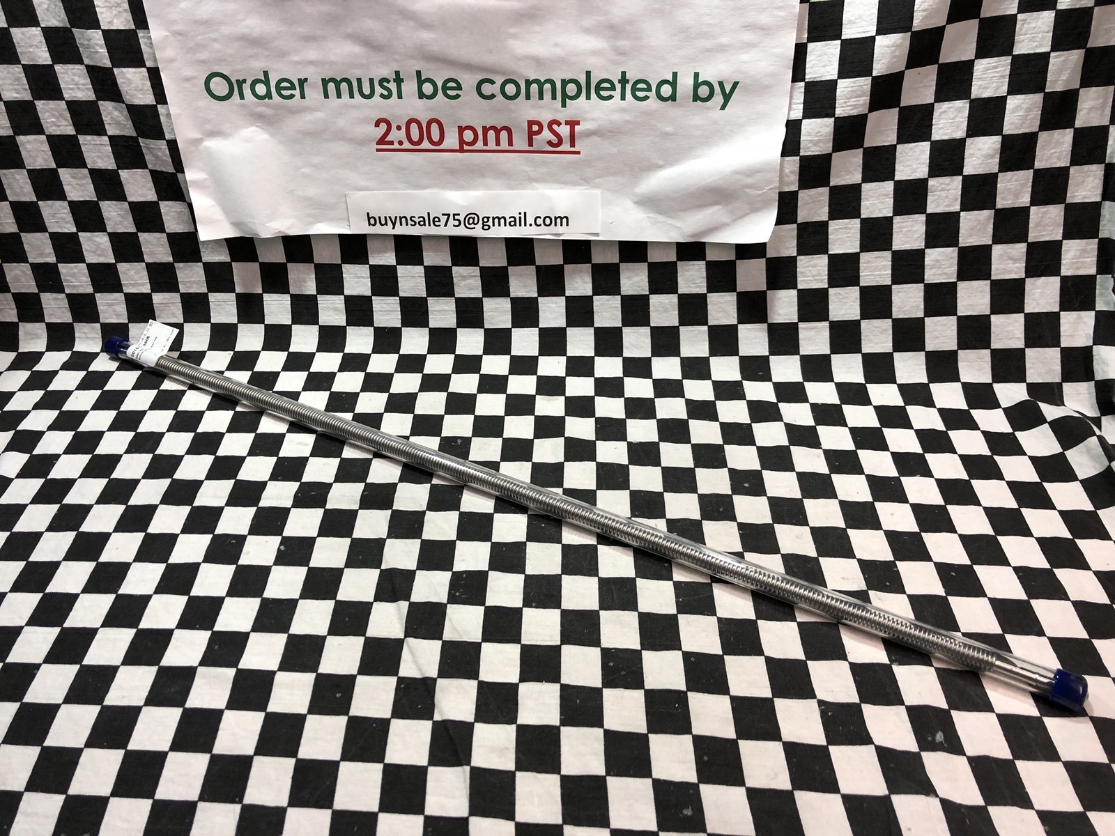 LOT OF 5 SWAGELOK Flexible Tubing 1/4″ X 24″ LG, 321-4-X-24-B2, SHIPSAMEDAY