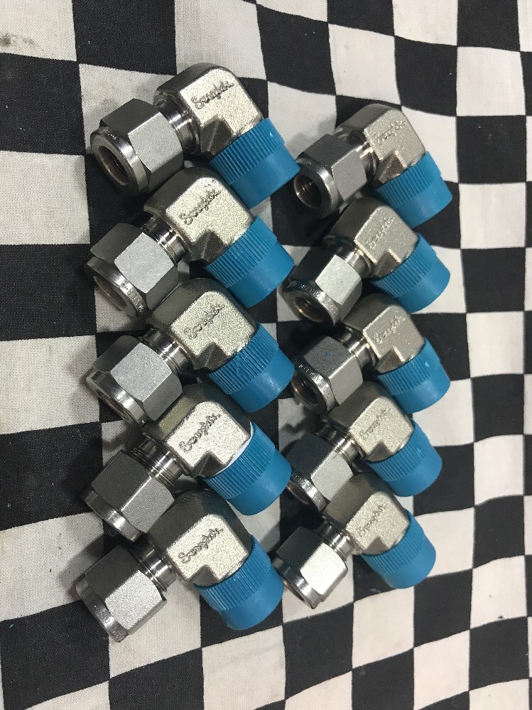 10x Swagelok MALE ELBOW 3/8” TUBE x 3/8″ FNPT, SS-600-2-6, SHPSAMEDY#1375D6