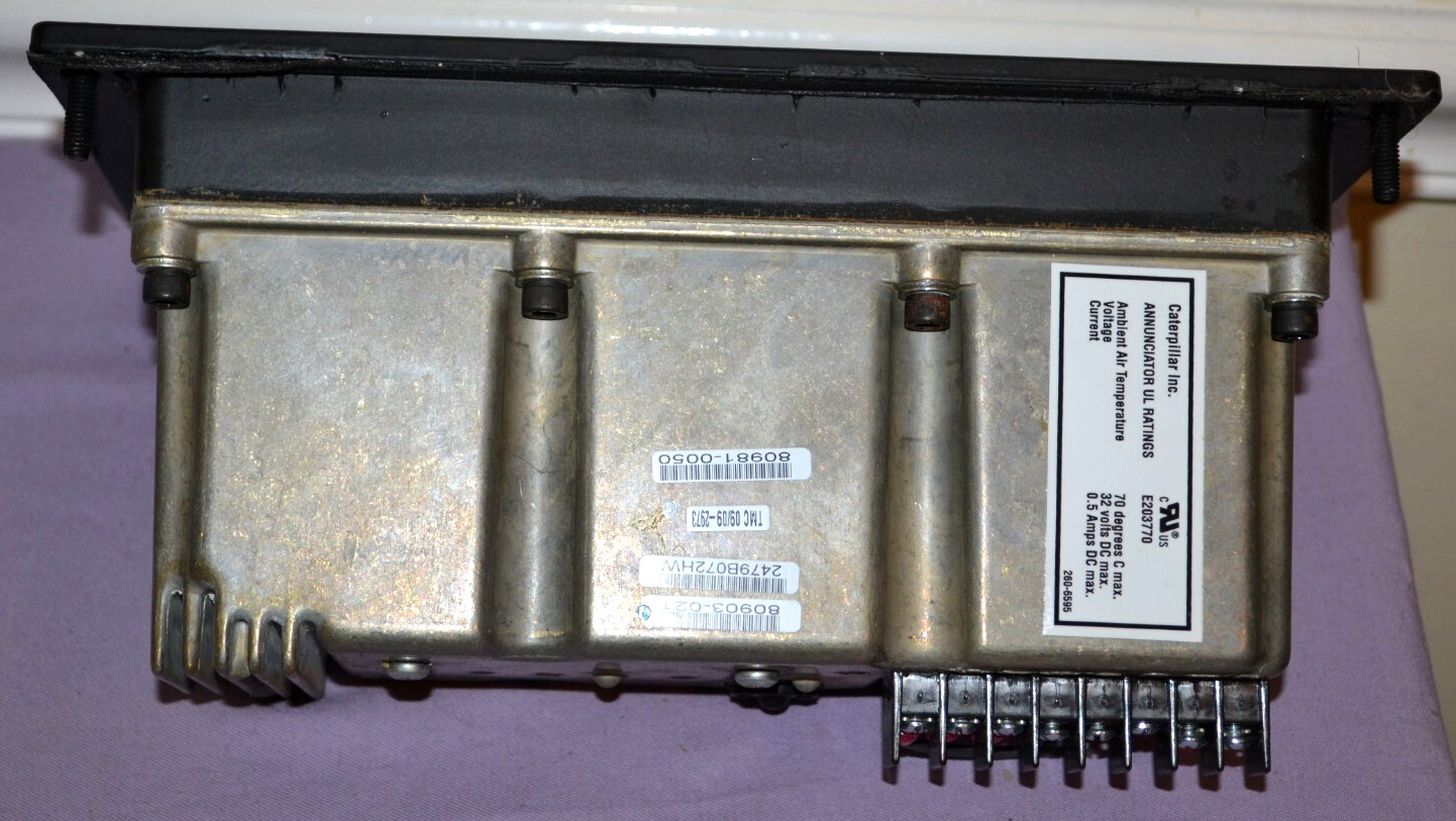 Caterpillar E203770 Annunciator Control Panel 260-6595 32VDC 0.5A USA -New Other