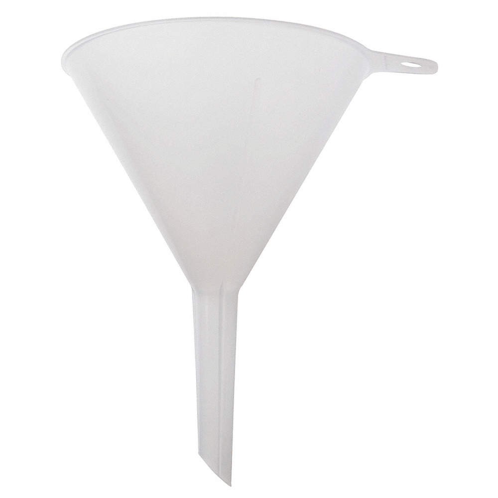 GRAINGER APPROVED 542365-08 Funnel,150 mm Dia,210 mm H,8 L,PK4 401R44