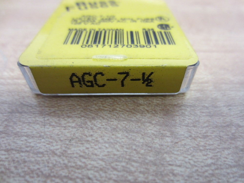 Buss AGC-7-1/2 Bussmann Fuse Cross Ref 6F018 Jagged Wire Element (Pack of 30)