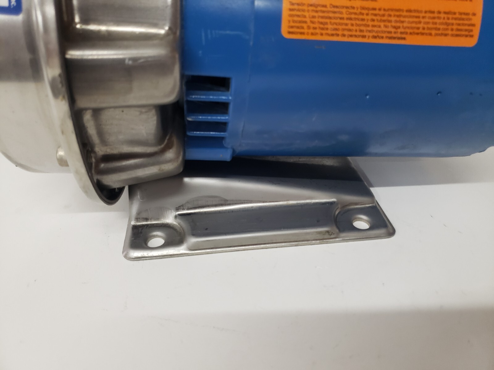 UNUSED Gould NPE 1×1/4-6 Pump 316SS 1ST1C2F4 Impeller 4-1/16 w/ 1hp Motor
