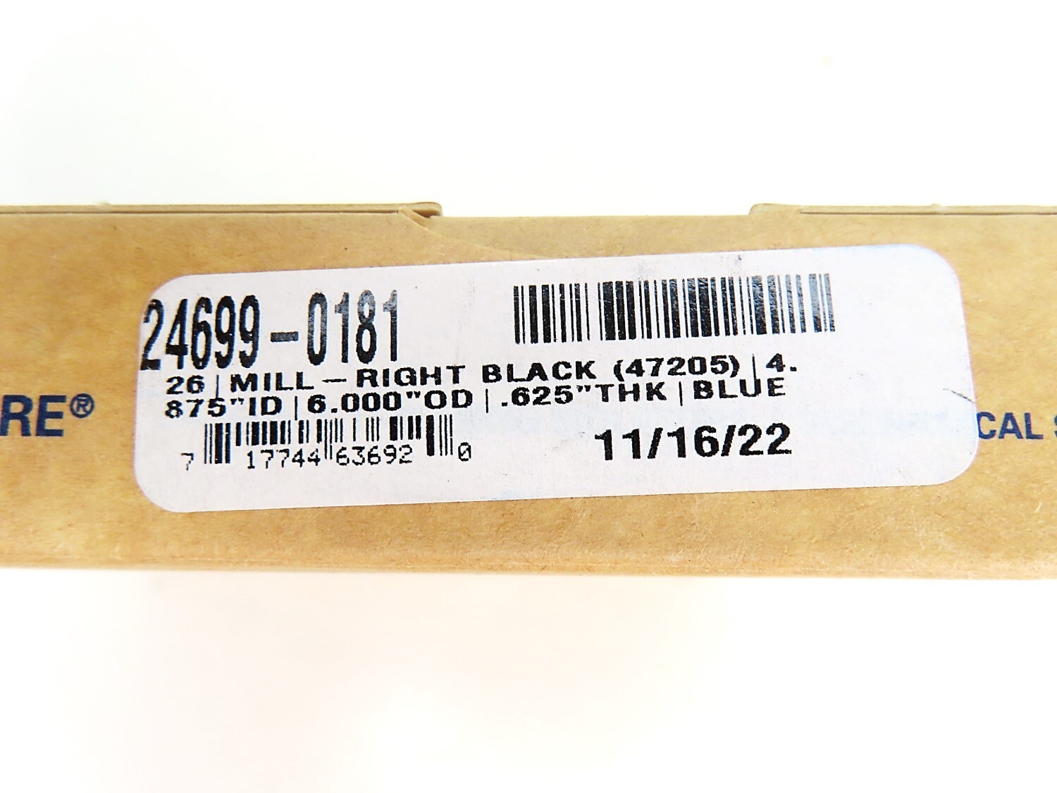 Garlock 24699-0181 Model 26 Klozure Mill-Right Oil Seal 4.875 x 6.0 x 0.625″ NIB