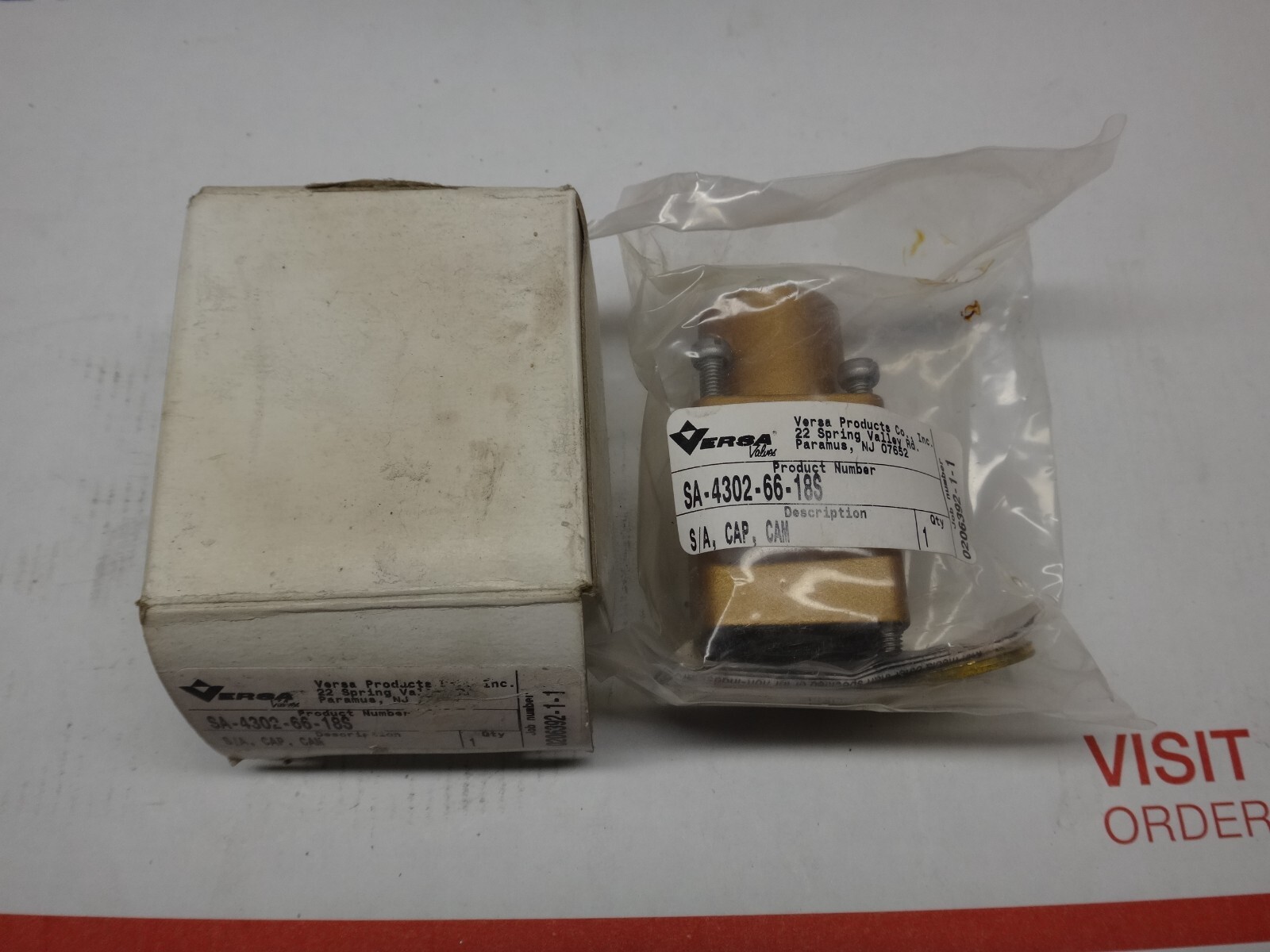 Versa SA-4302-66-18S, S/A Cam Cap Assembly