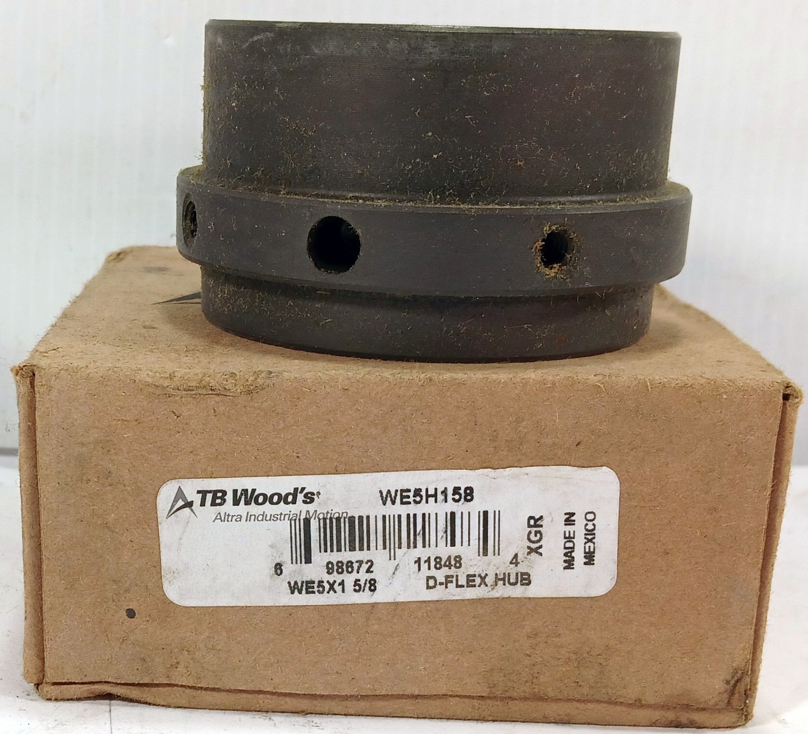 1 NEW TB WOODS WE5H158 WE5X1 5/8” LOW CARBON STEEL BTS HUB NIB ***MAKE OFFER***