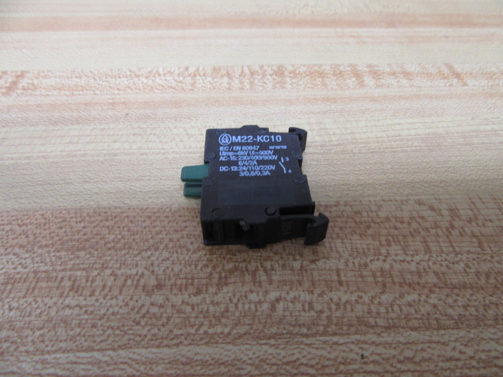 Moeller Klockner M22-KC10 Eaton Contact Block M22KC10