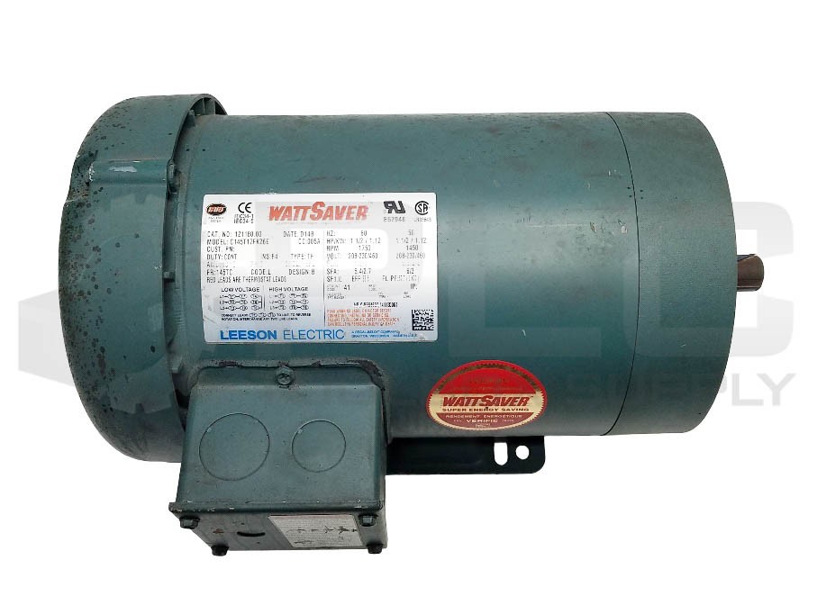 NEW LEESON C145T17FK26E MOTOR 1.5HP 3PH 1750RPM, Cat: 121180.00