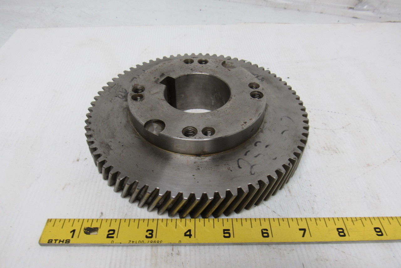 2190 V 72 Tooth Helical Gear 7-1/2″ OD X 2-1/8″ Hub Dia.