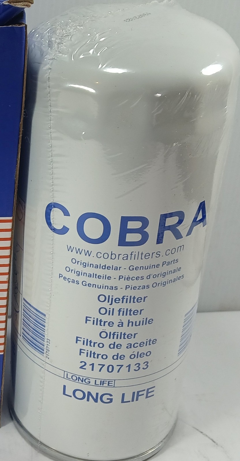 1 NEW COBRA 21707133 LF17503 VOLVO OIL FILTER NIB ***MAKE OFFER***