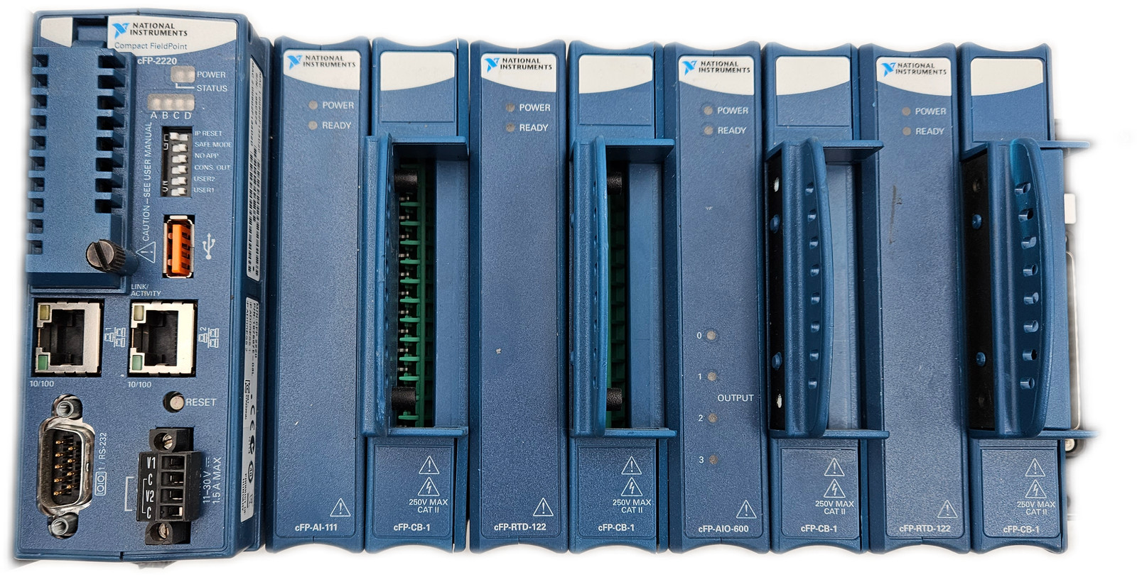 National Instruments cFP-BP-4 cFP-BP-8 Backplane w/ Modules