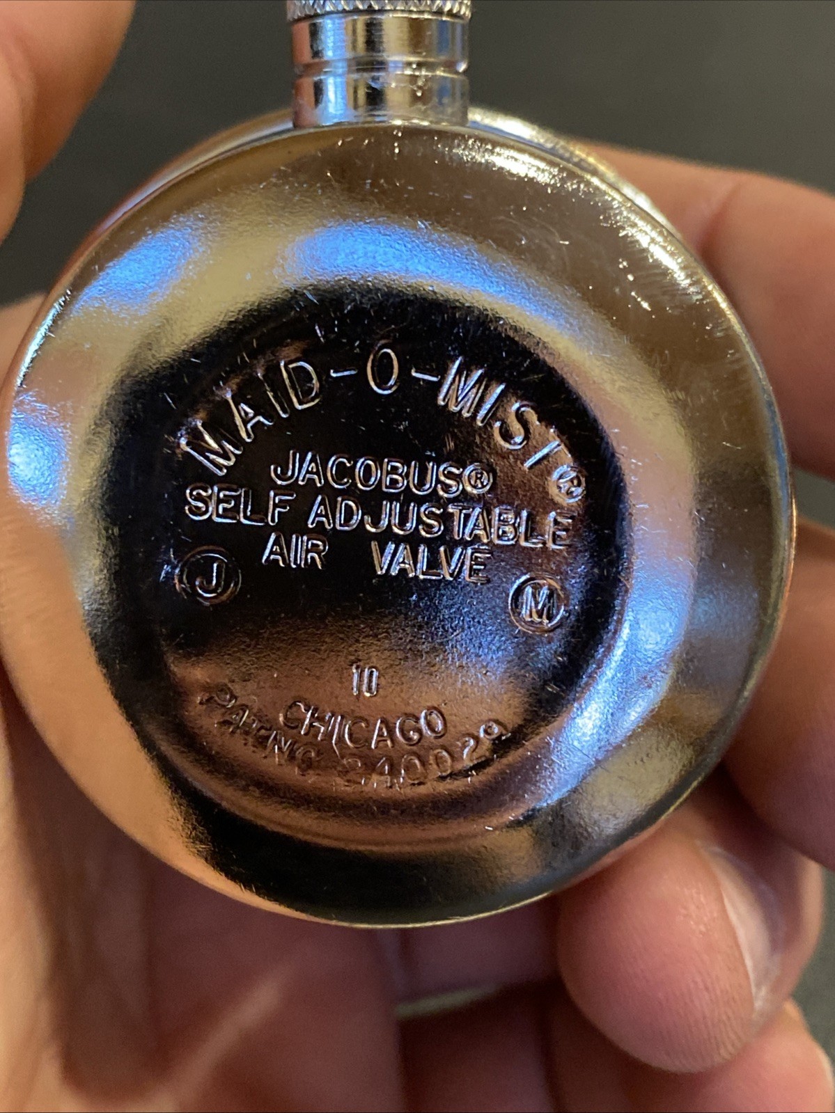 NOS Maid-O-Mist #4 1/8″ Angle Steam Air Valve Vintage Brand New Replacement Part