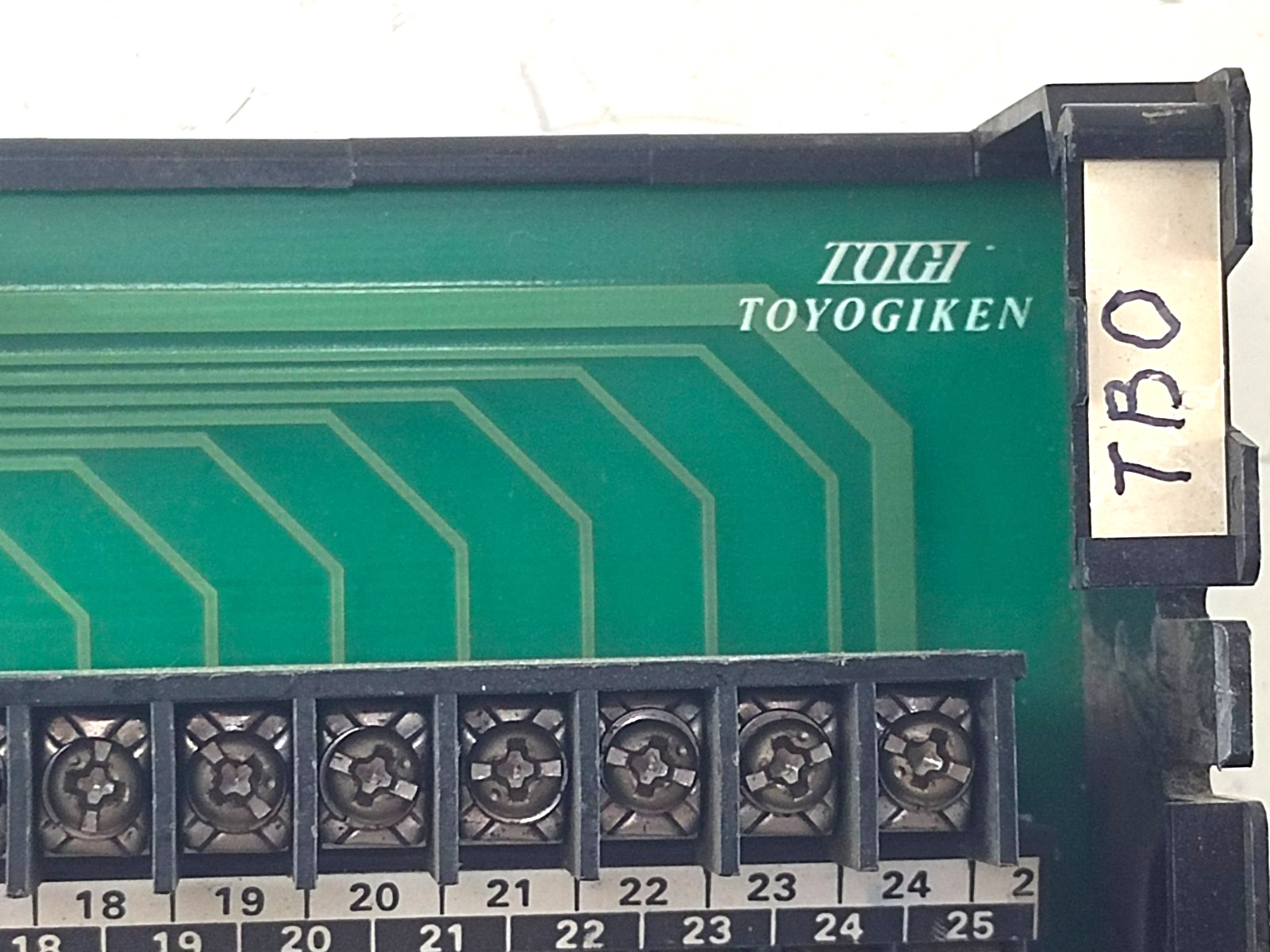 Togi Toyogiken PCFL-ZH30B01 Terminal Block Relay Board (PACK OF 8 PCS)