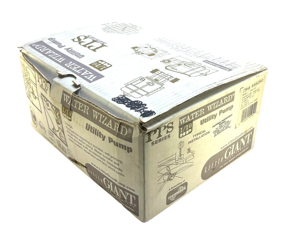 Water Wizard PPS-12 12Vdc Portable Utility Pump (New In Box)