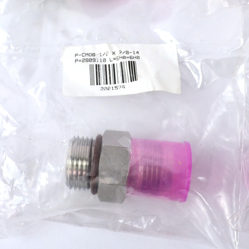 NEW Stainless Steel 7/8-14 Male to 1/2″ Male VCR Face Seal Adapter CMOB Fitting
