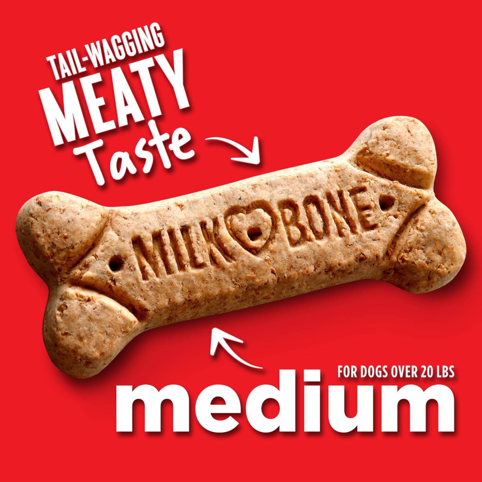 Milk-Bone Original Dog Treats Biscuits for Medium Dogs, 10 Pound, 4 Pack