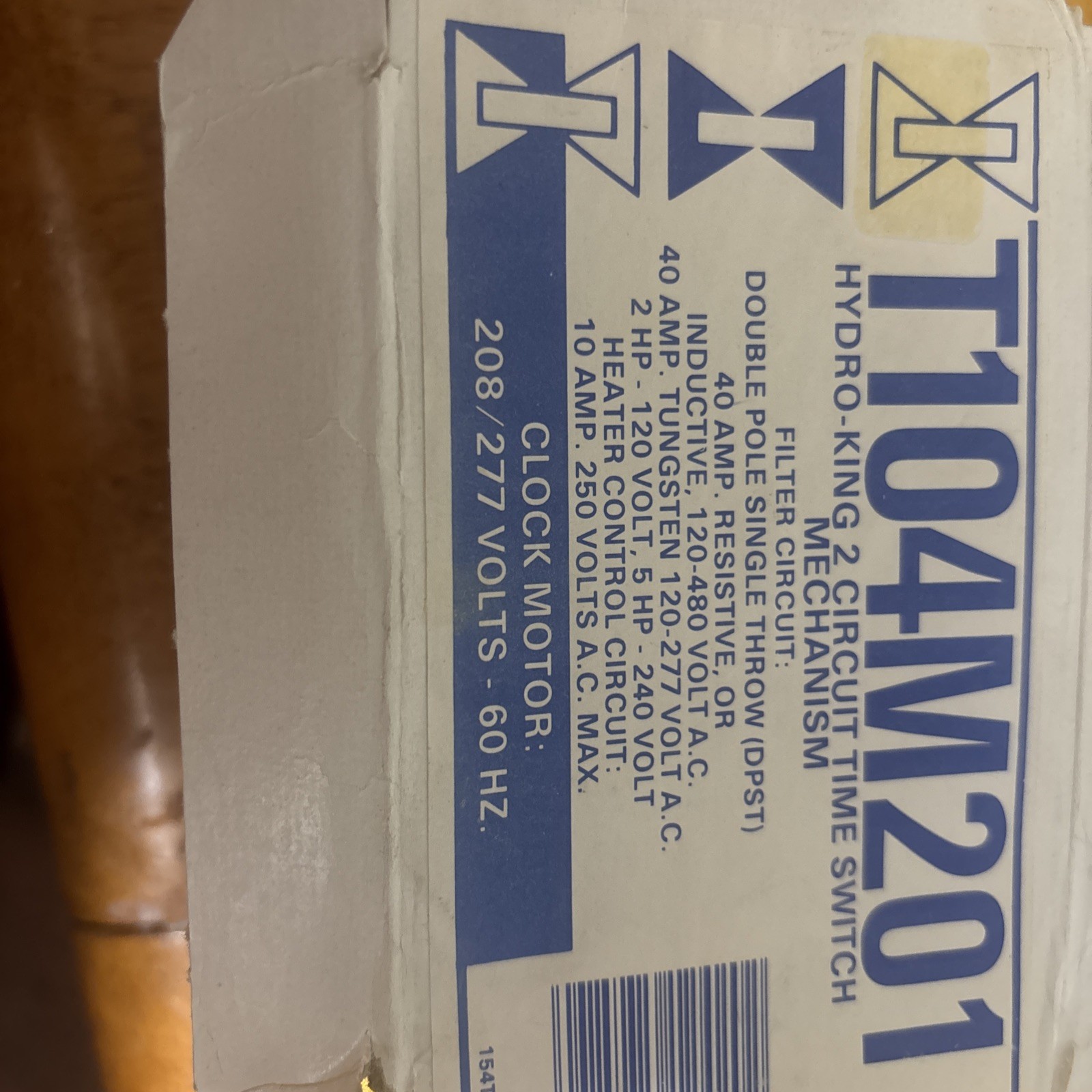 Intermatic T104M201 HYDRO KING TS MECH 230V DPST