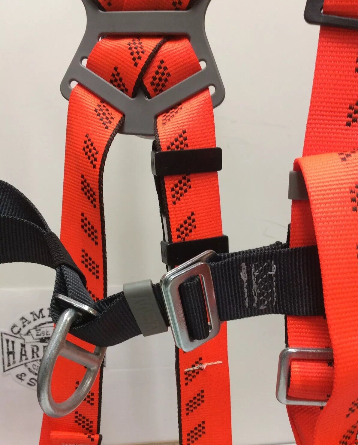 Harness MSA Full Body XLG Vest Style P#10091456 Rigging Climbing D-Ring Safety