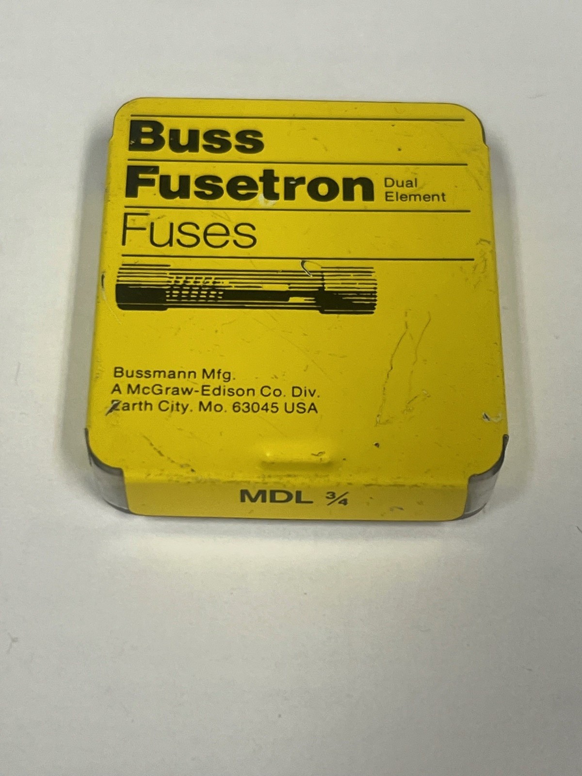 Bussmann MDL-3/4 Glass Fuse 3/4A 250V MDL34 (Pack of 5)