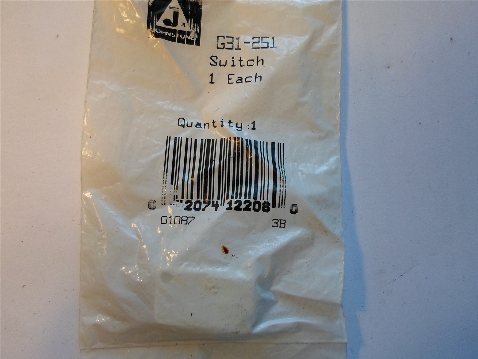 NEW: Johnstone G31-251 Switch