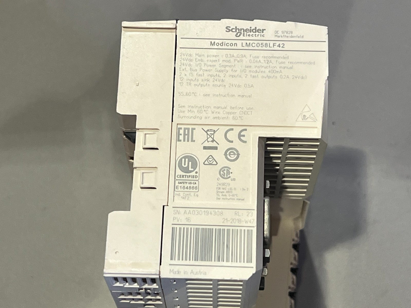 Schneider Electric LMC058LF42 Modicon PLC CPU Fast Shipping