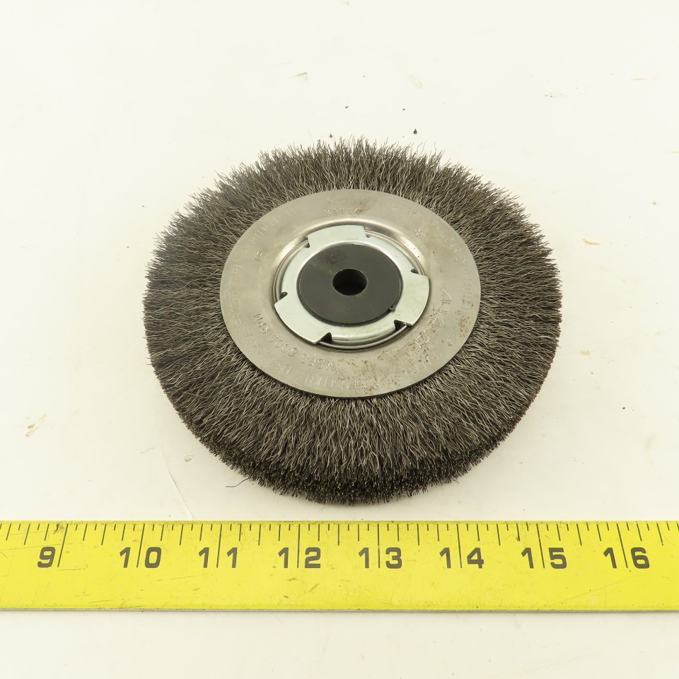 Advance Brush EPD 81114 PFERD 6″ x 1-1/16″ Wide Medium Face Wire Wheel Brush