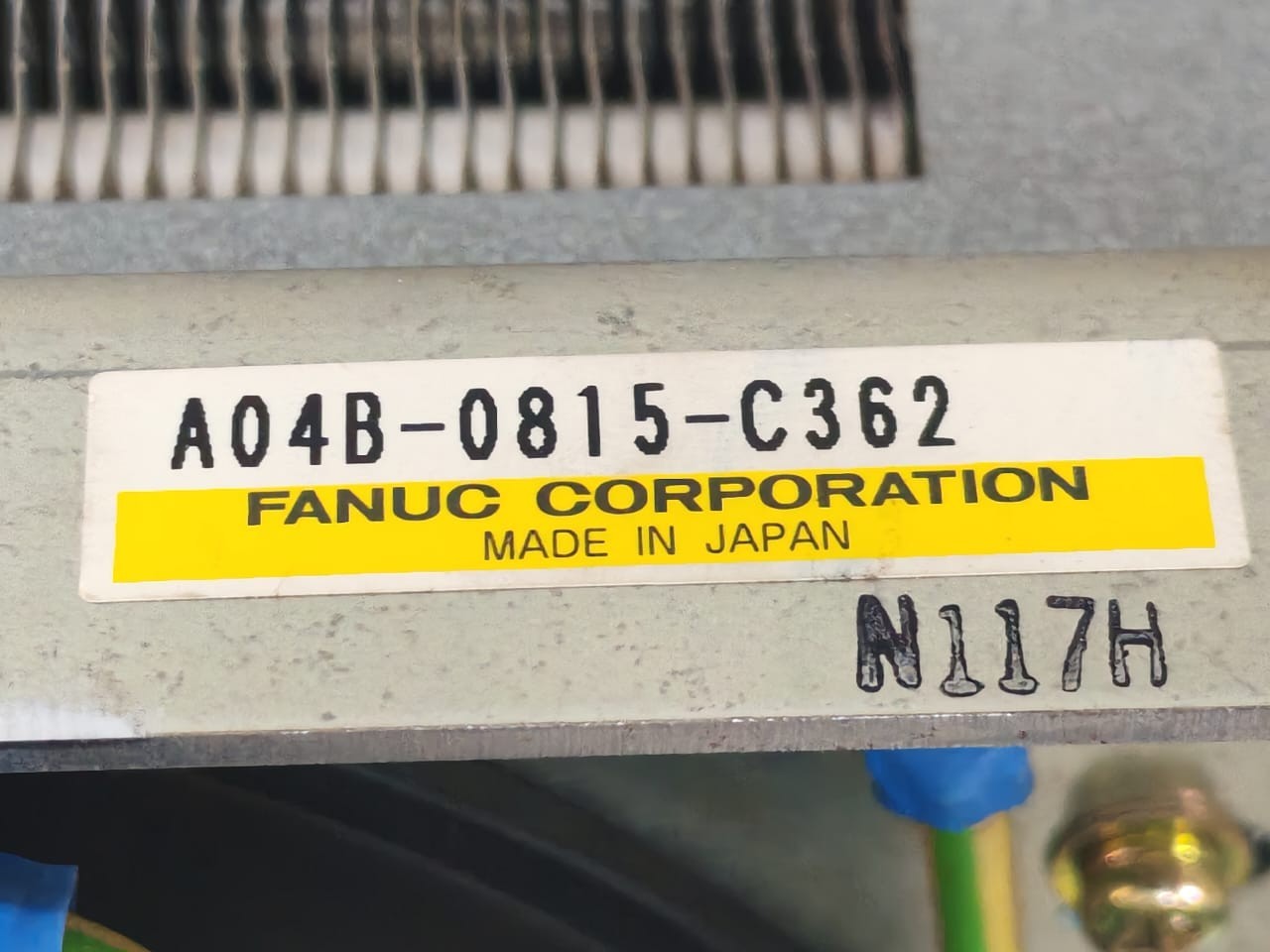 Fanuc A04B-0815-D368 Heat Exchanger with fan A04B-0815-C362