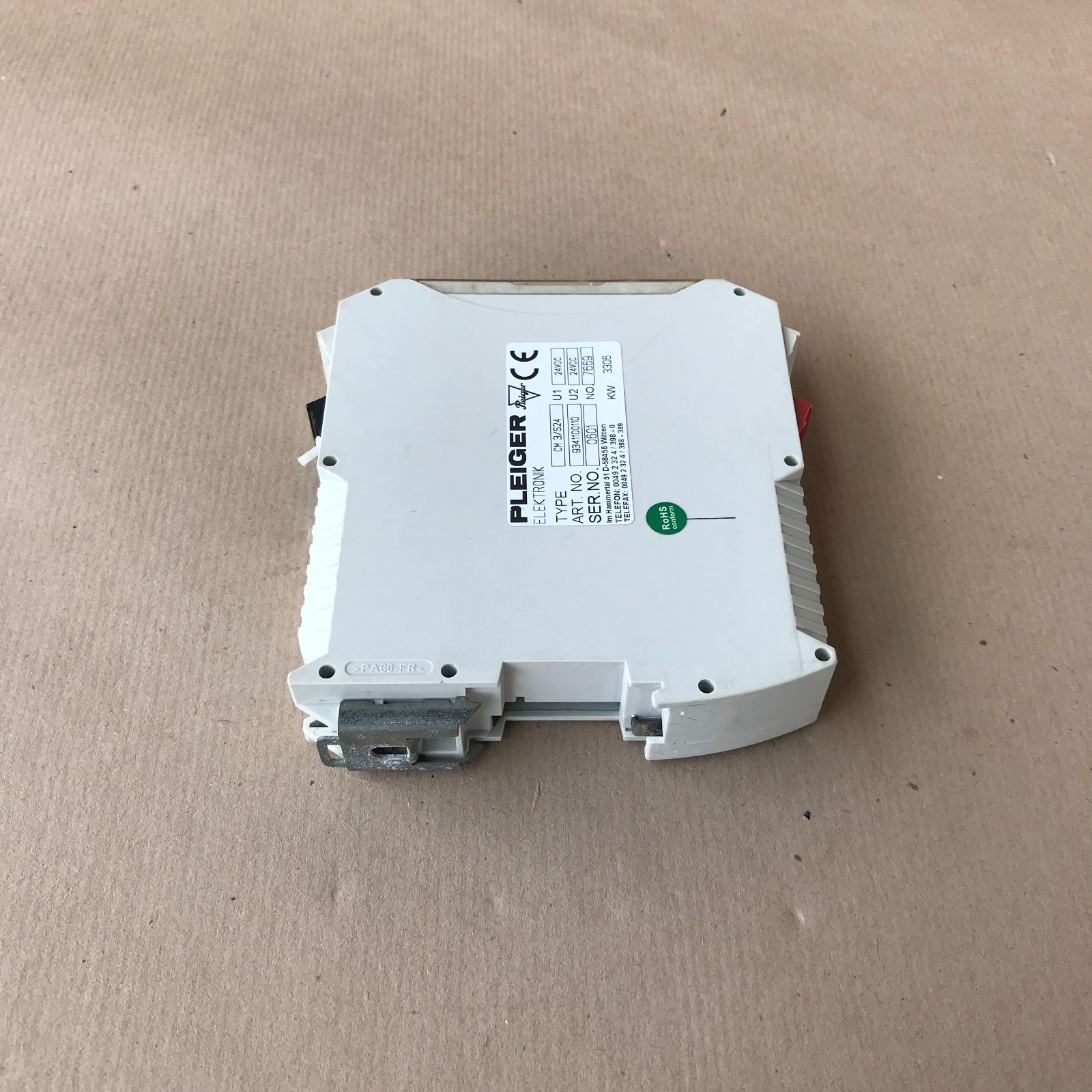 PLEIGER CM3/S24 CONTROL MODULE 9341100110
