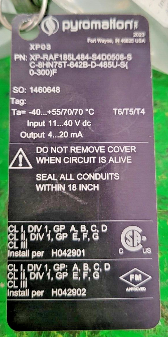 ⚡PYROMATLON TRANSMITER SERIES 642 PROGRAMABLE PESSCO OFFERING 1 G082724-11-18 🗽