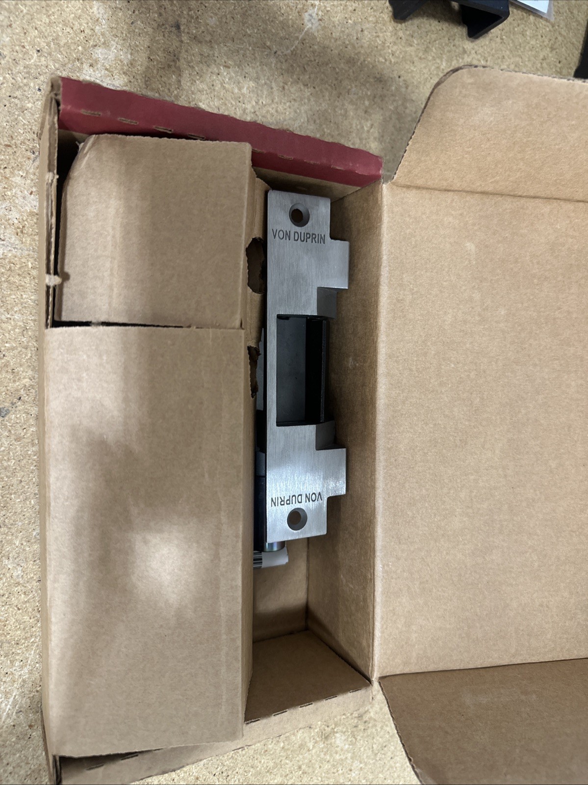 New VON DUPRIN 6212 24V US32D CON Electric Strike,24VDC,6-3/8 in. H