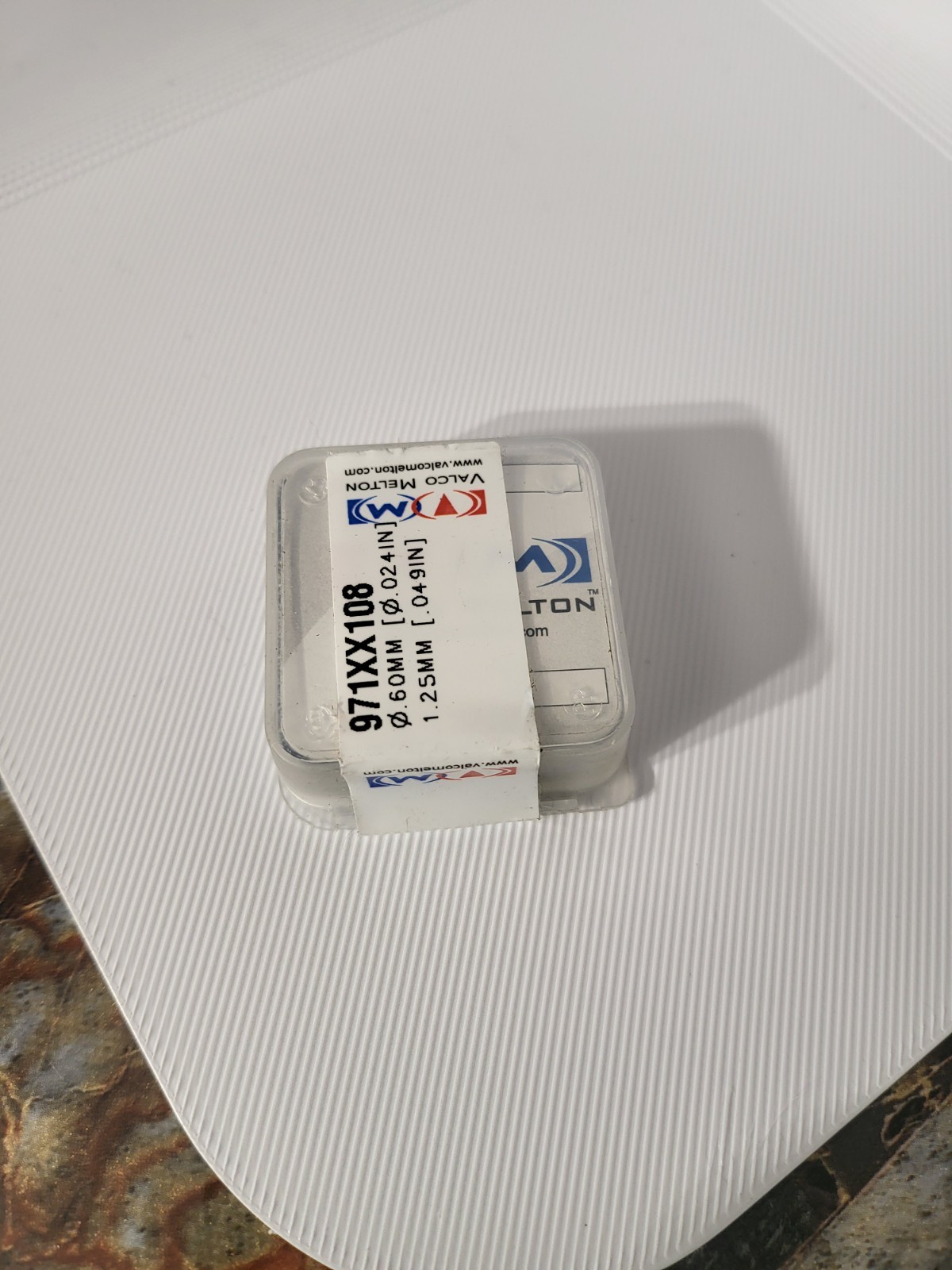 Valco Melton 971XX108 Hot Melt Glue Nozzle Straight 1.25mm NEW