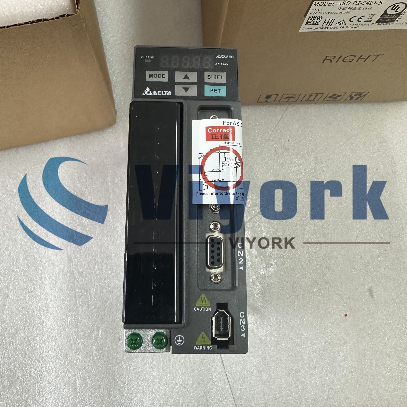 DELTA ASD-B2-0421-B SERVO DRIVE NEW