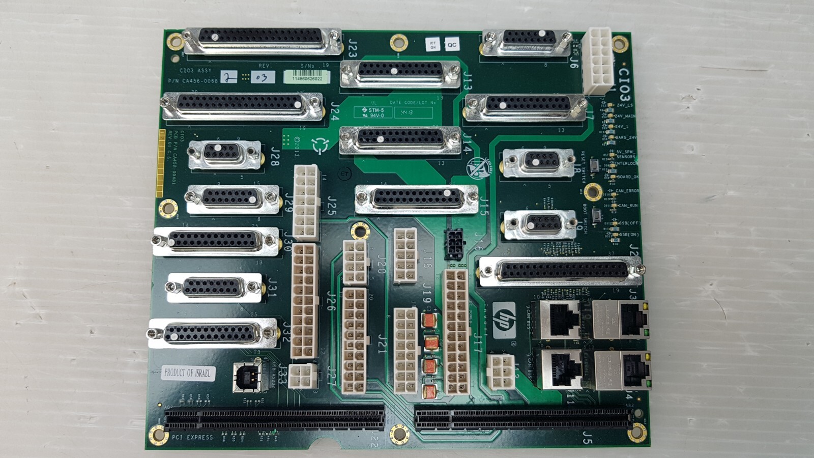 HP INDIGO CIO3 ASSY CA456-00682 REV. 03