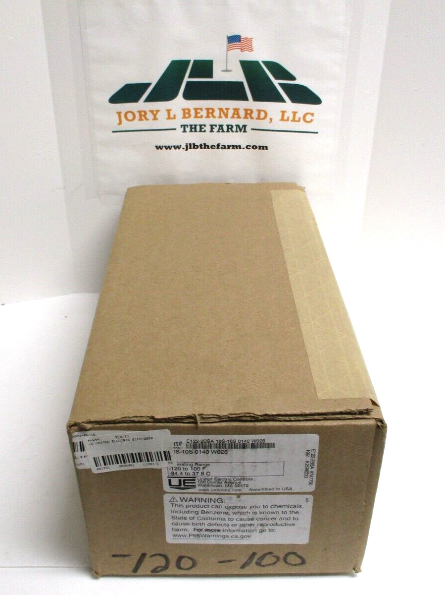 UNITED ELECTRIC CONTROLS, E122-2BSA-10S-10S-0140-W028 , SURPLUS