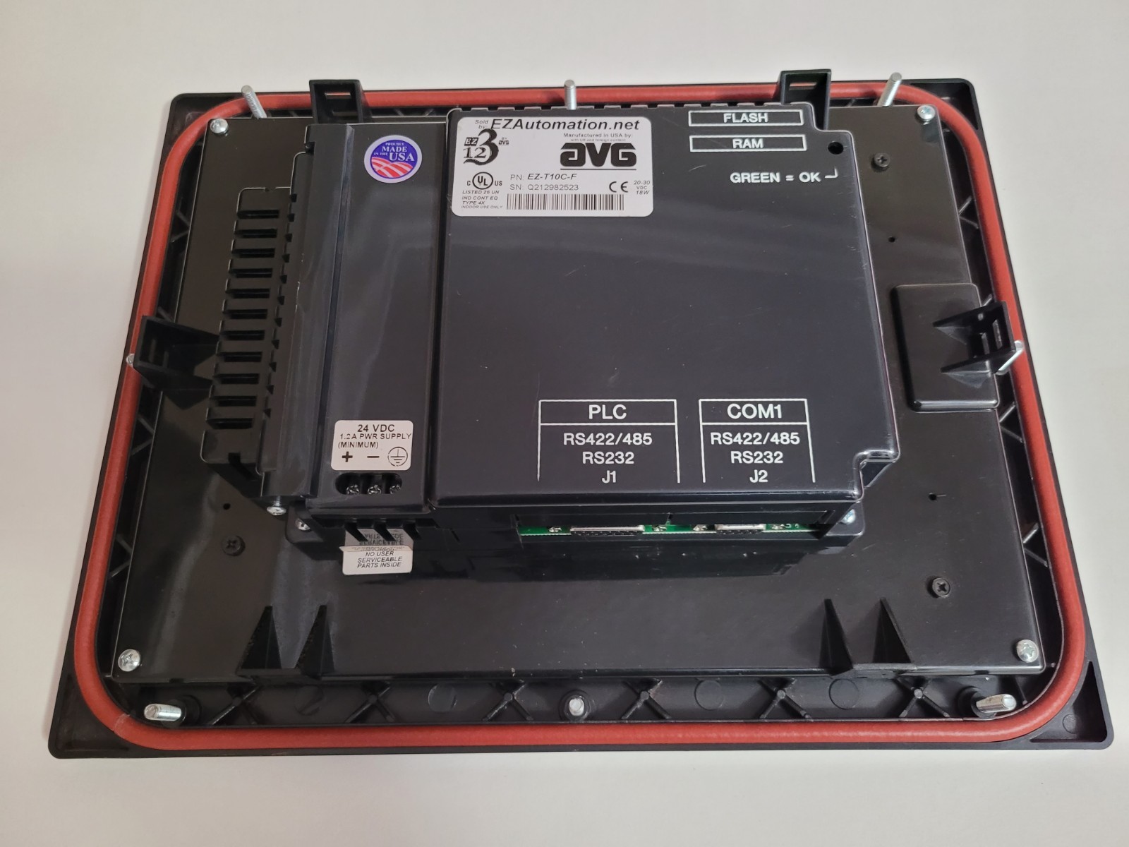 AVG EZ-T10C-F EZ 10 in Touch Screen HMI with New Backup Battery EZAutomation