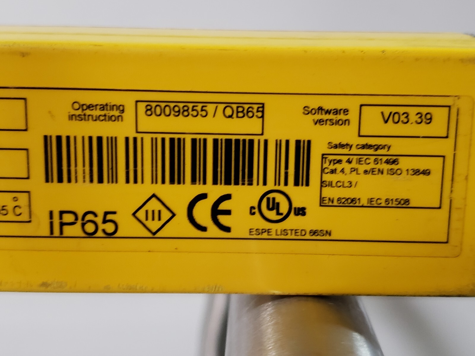 SICK C40E-1003CA010 SAFETY LIGHT CURTAIN 24VDC C4000 STANDARD