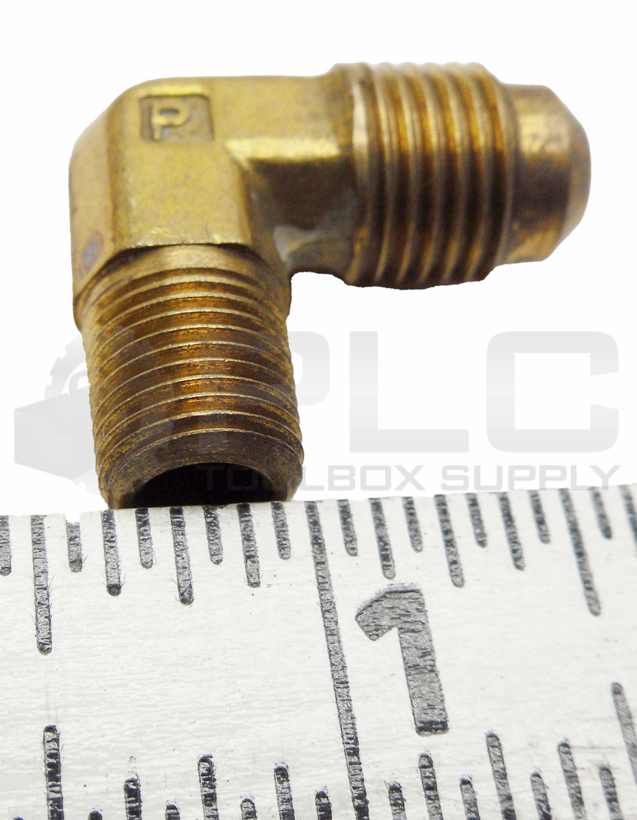 LOT OF 11 NEW PARKER 3/8″ OD MALE X 1/2″ OD MALE FLARE 90° ELBOW FITTINGS BRASS