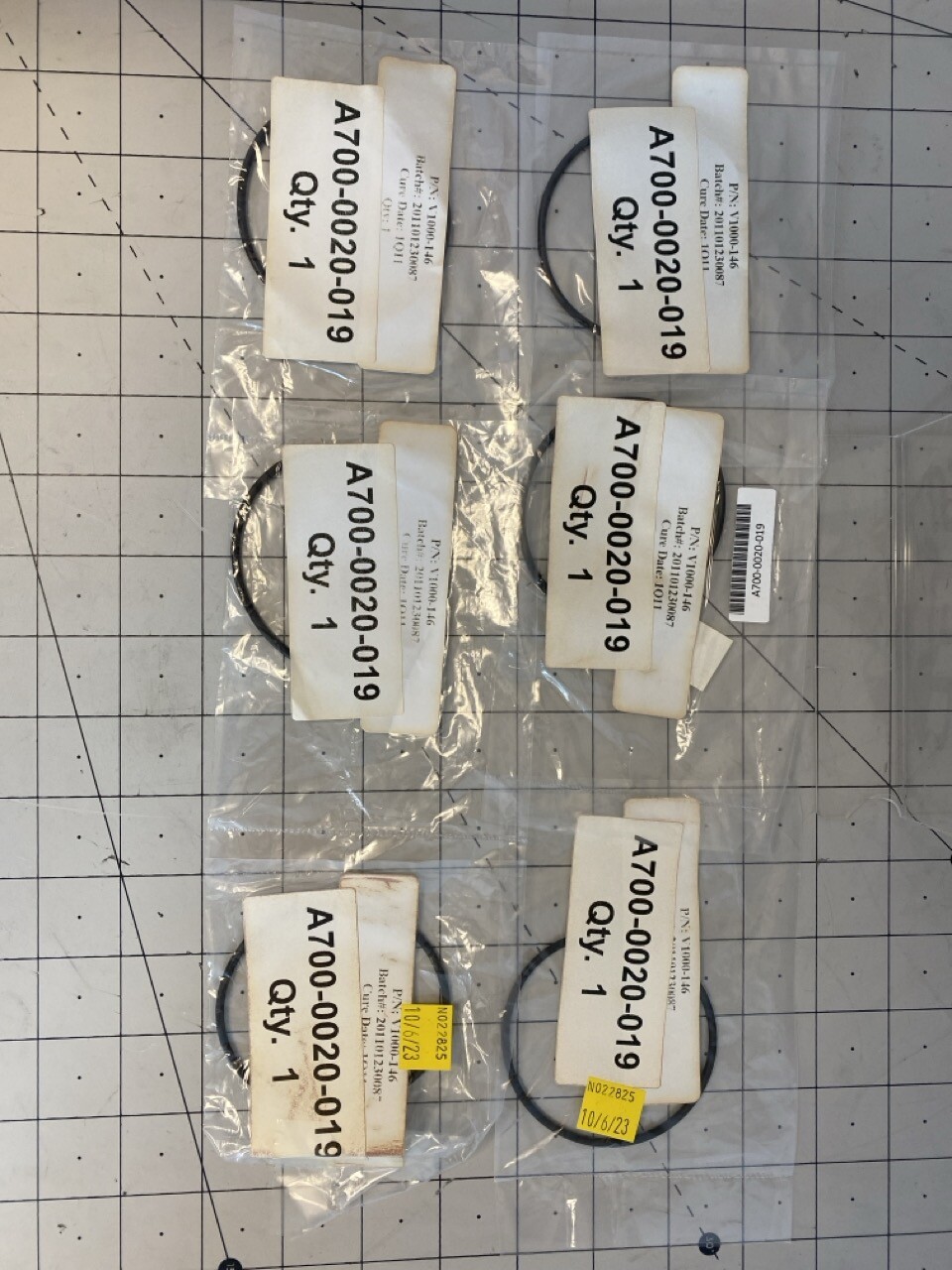 Marco Rubber & Plastics LLC O-Ring, Viton, 2-146 PN: V1000-146