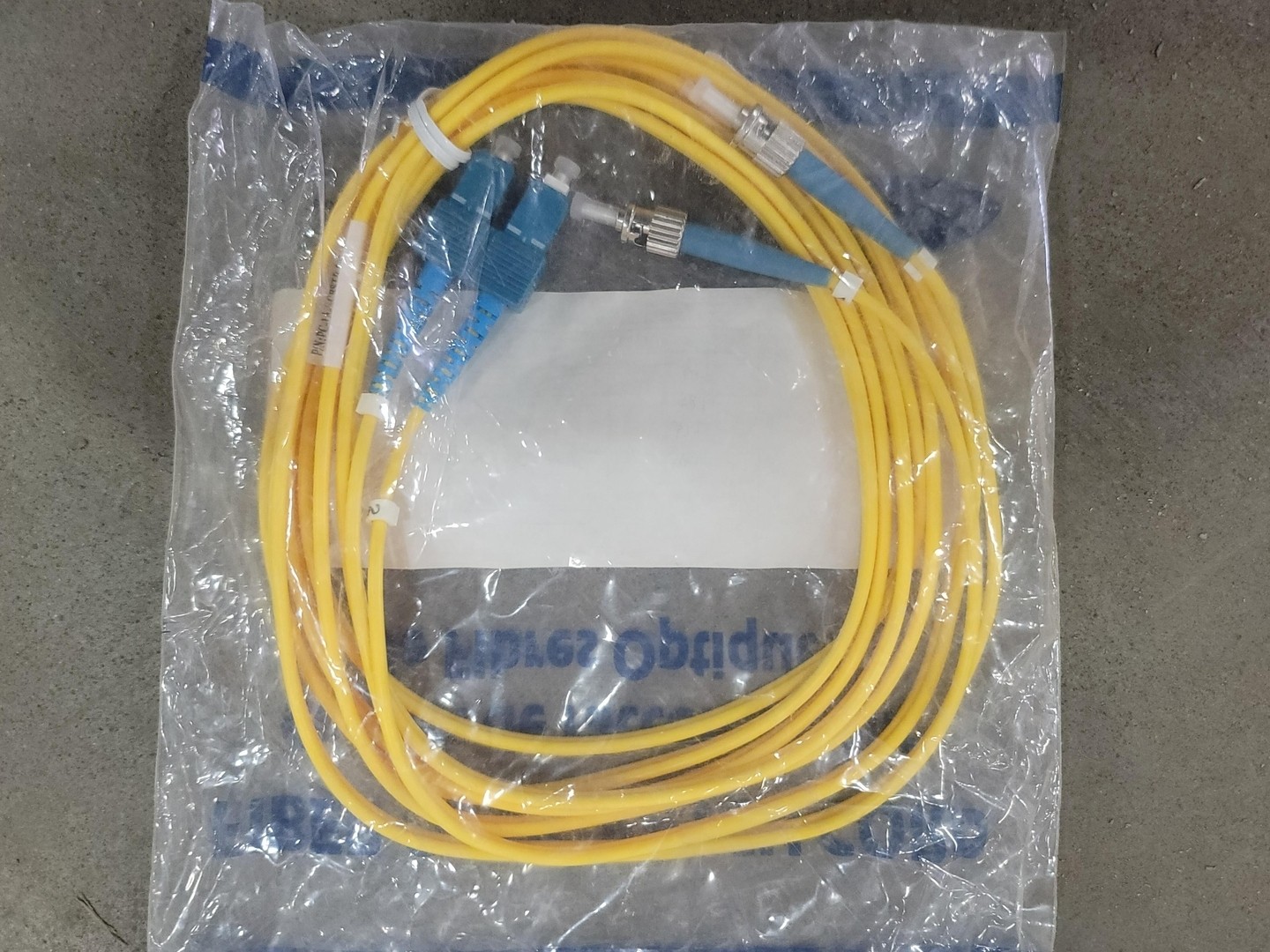 SURPLUS NEW Wirewerks PC-1A-SCBSTB-003 3M Fiber Optic Patch Cord Cable – Wire