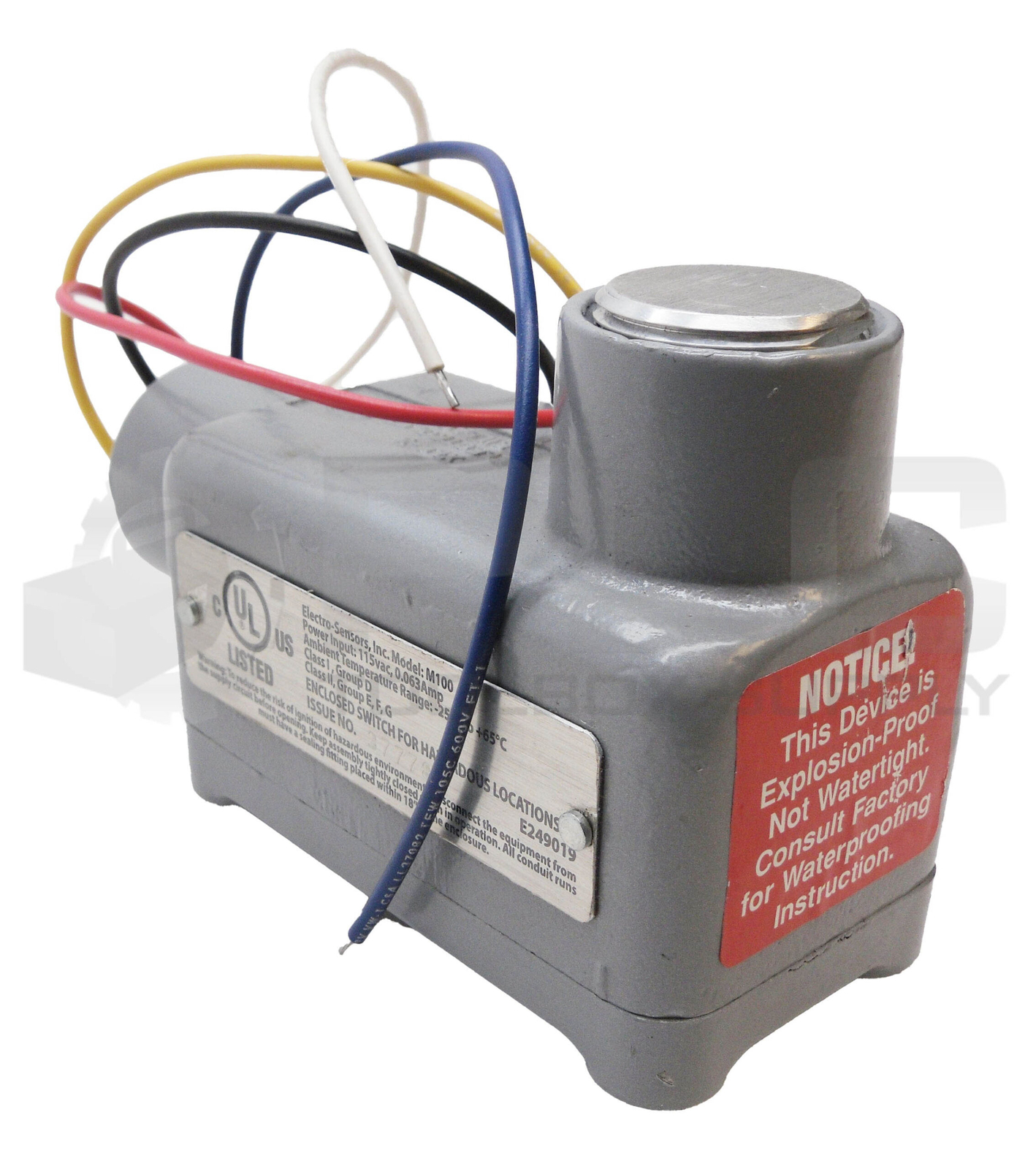 NEW ELECTRO-SENSORS M100 SHAFT SPEED SWITCH 115VAC 0.063A