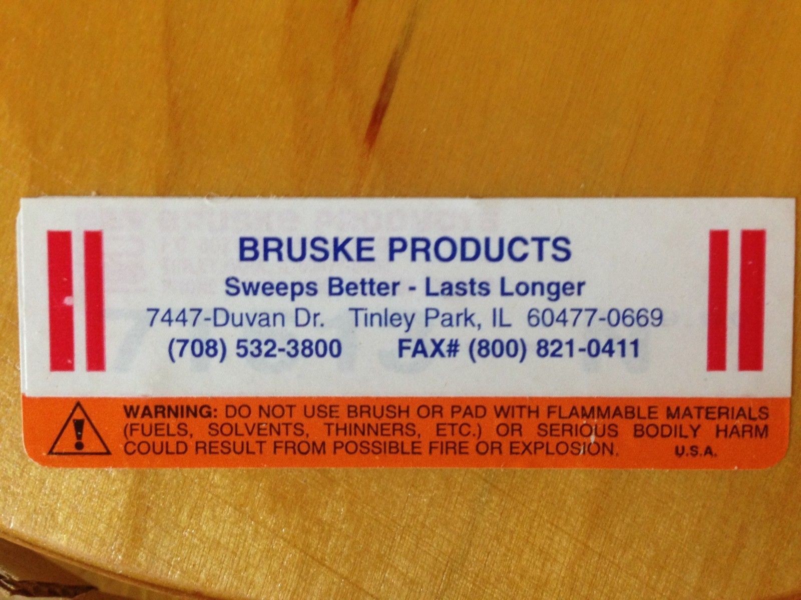BRUSKE PRODUCTS 7AL613-N POWER BIG WHEELE SWEEPER BRUSH