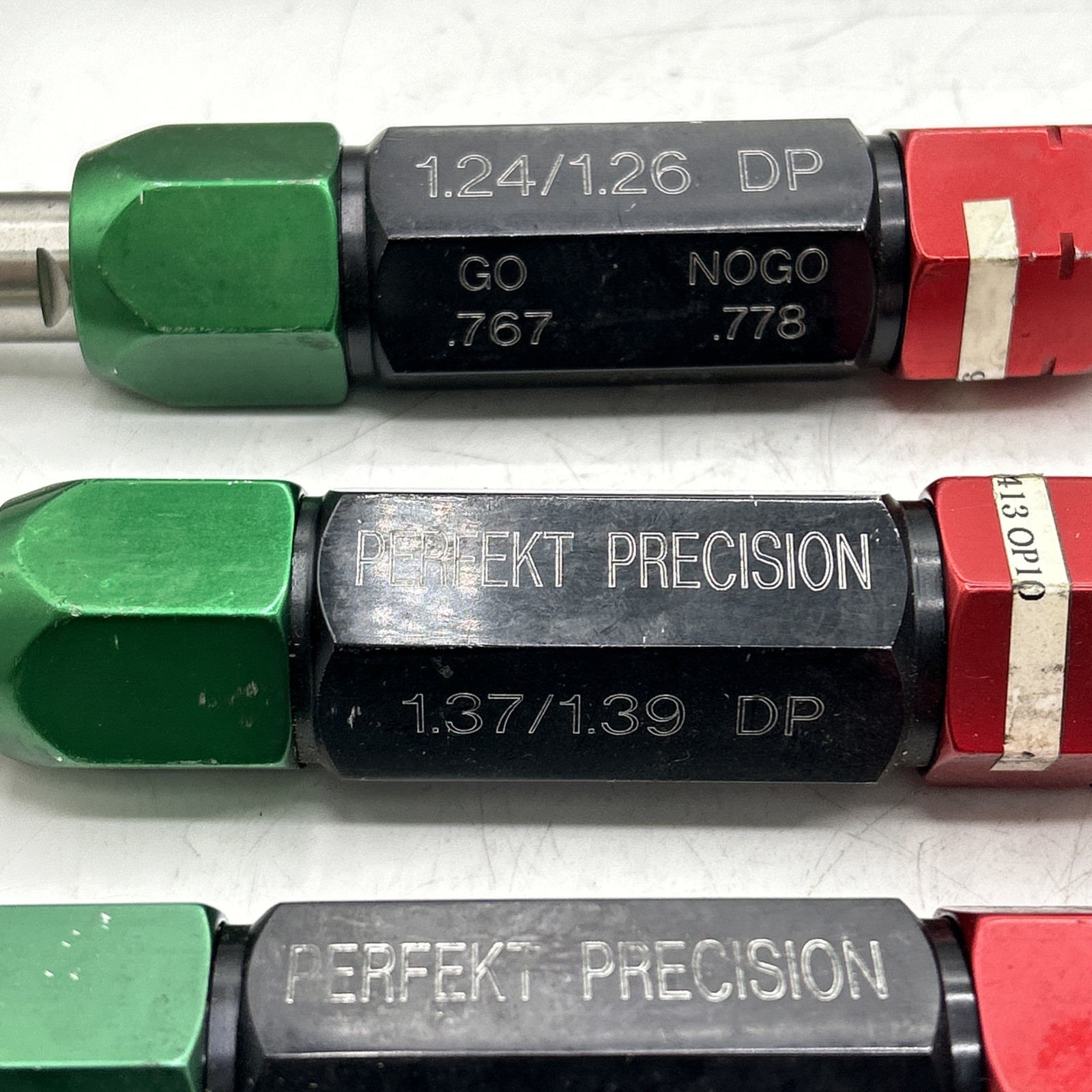 Set Of 5 PERFEKT PRECISION 1.24/1.26 & 1.37/1.39 & 4.80/4.82 & 2.96/2.98