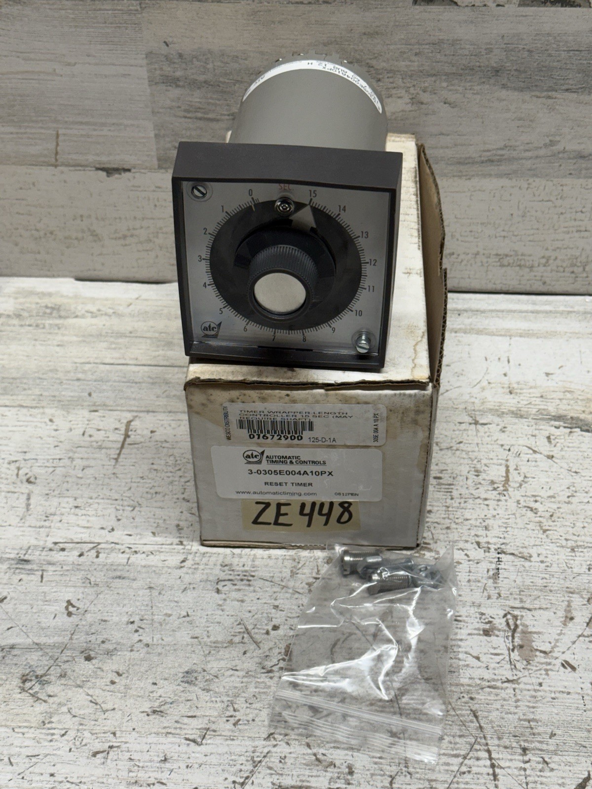 ATC 0-15 SEC TIME DEALY RELAY 3-0305E004A10PX New Defects