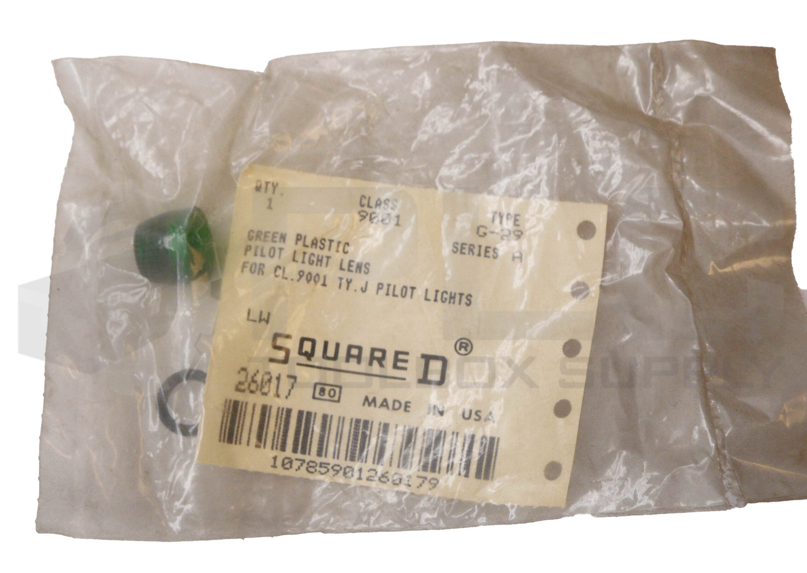LOT OF 3 SEALED NEW PARKER 9001 G-29 /A PILOT LIGHT LENS GREEN