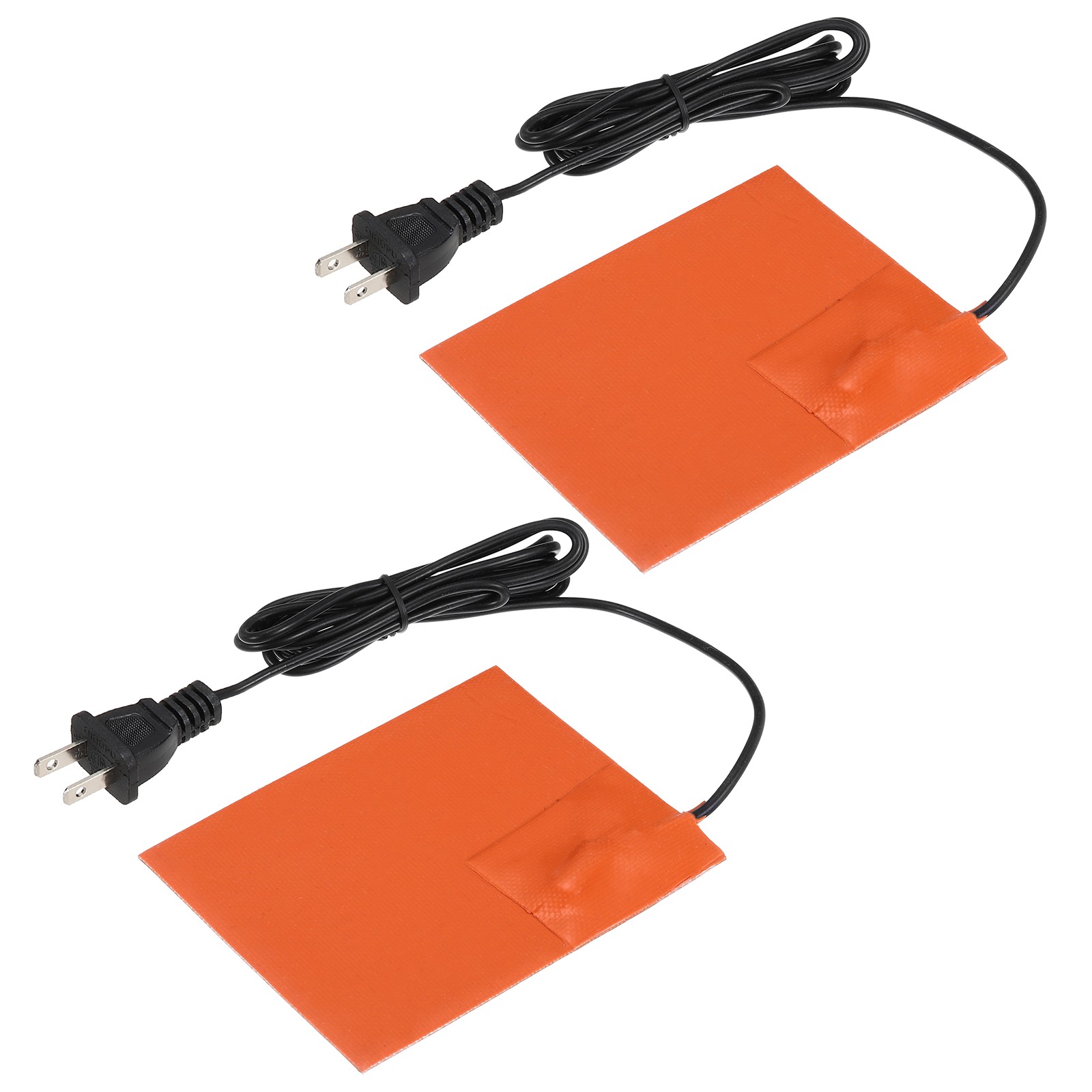 2Pcs Heater Mat Silicone Heating Pads 120V 150W Heating Pad 127mm x 102mm