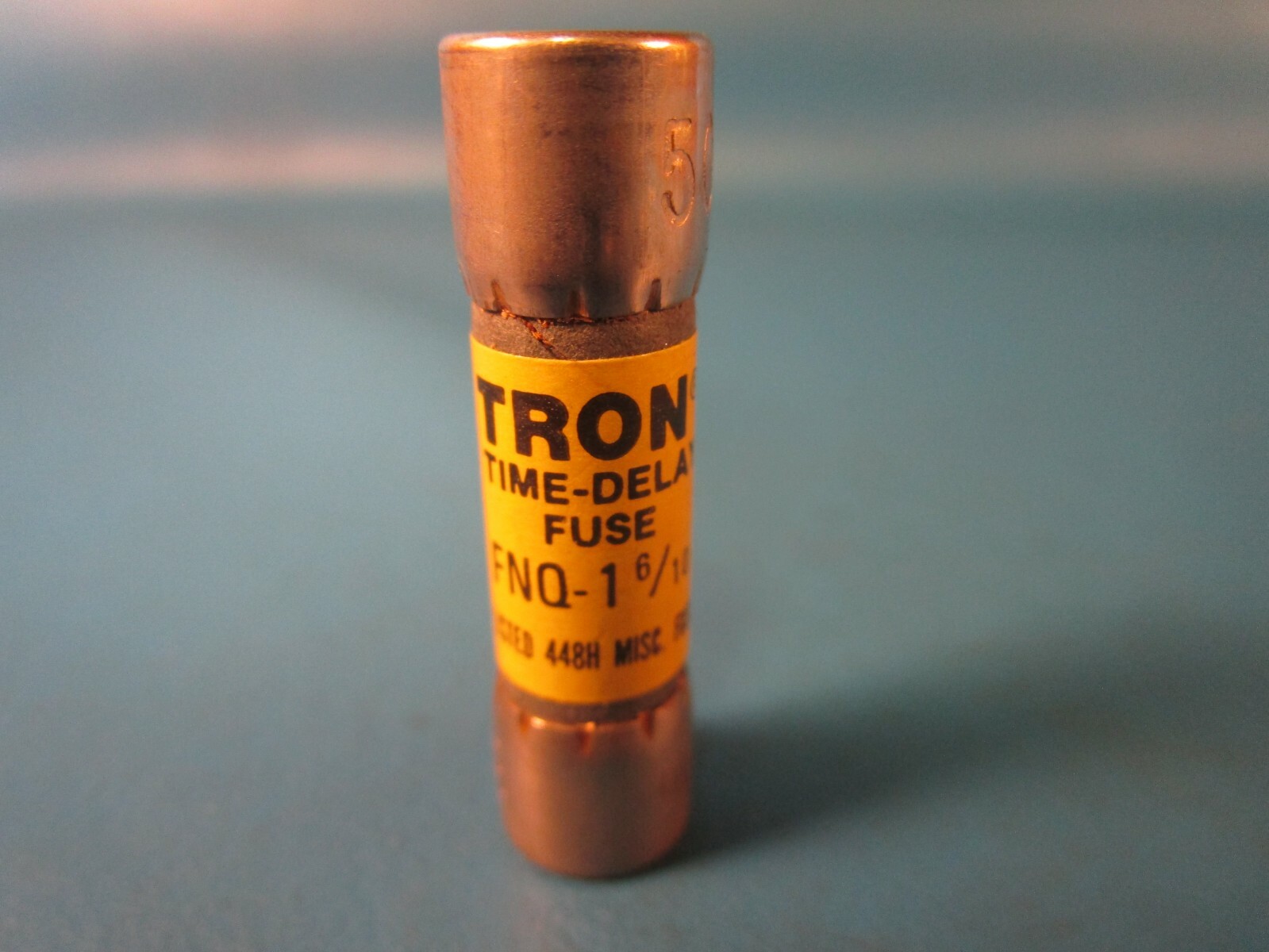 LOT OF 2 Bussmann Tron FNQ-1 6/10 Fuse, Time Delay Fuse, 10KA, 500V