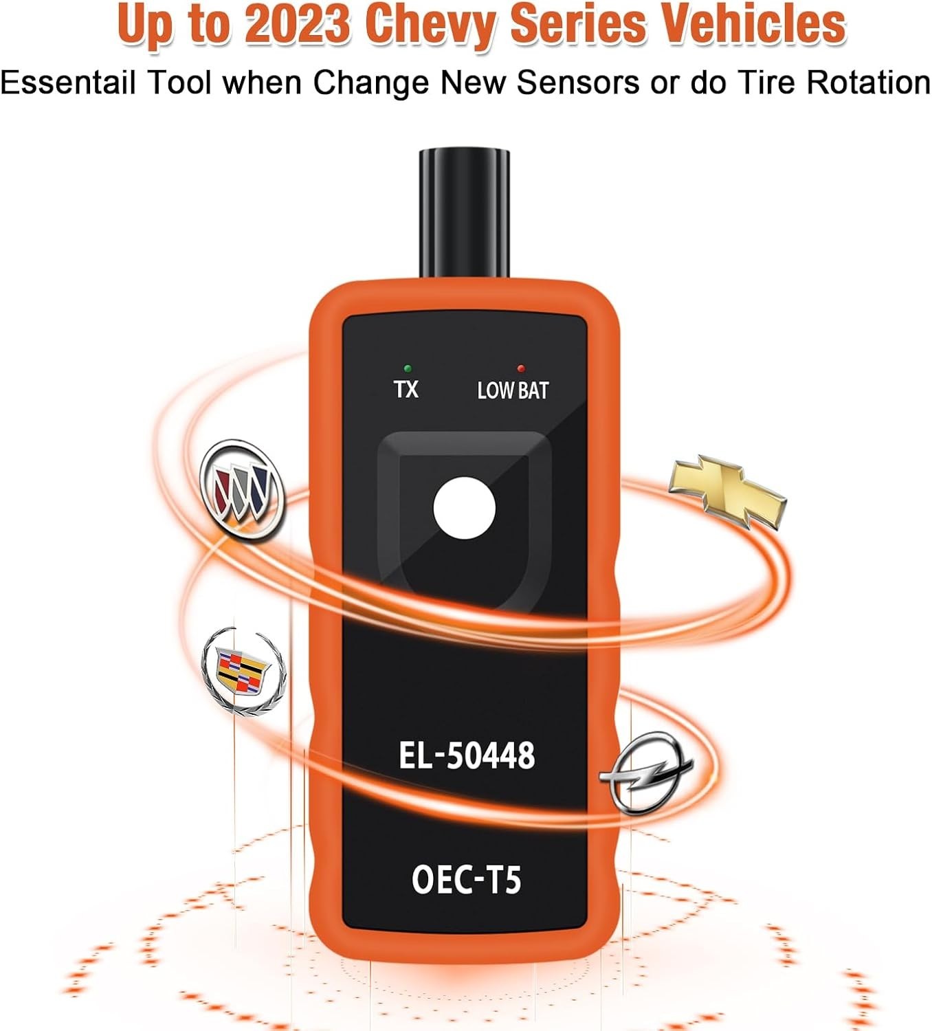 EL-50448 Orange TPMS Relearn Tool for Auto Tire Pressure Monitor System