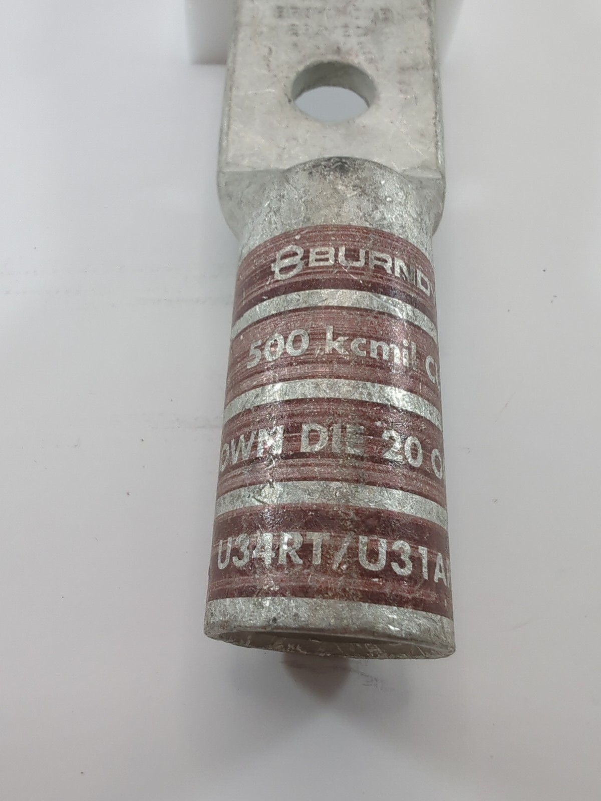 Burndy Crimp Lug YAZ34-2N 500 KCMIL N500 Brown Die 299/20